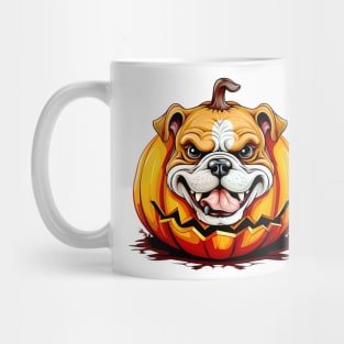 Bulldog inside Pumpkin #2 Mug